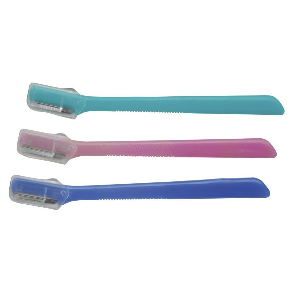 Diane #D217 Small Eyebrow Razors 3pk.