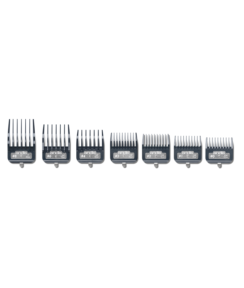 Master Premium Metal Clip Comb 7-Set