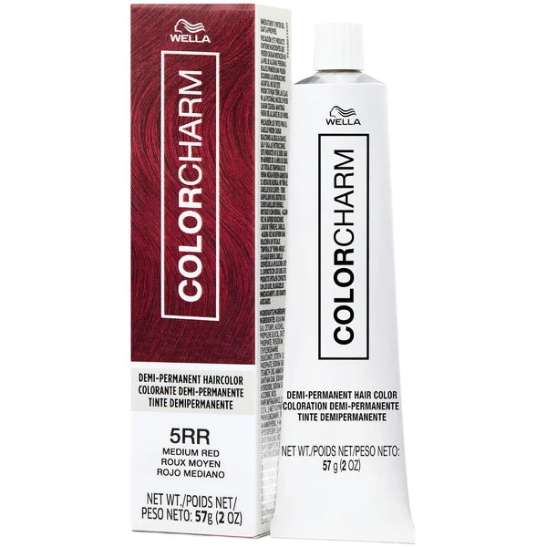 Wella Colorcharm Demi-Permanent Cream Hair Color 5RR-Medium Red