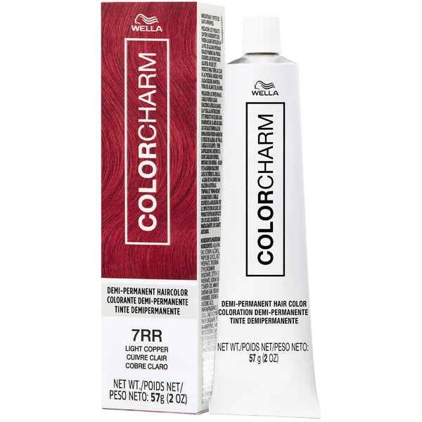 Wella Colorcharm Demi-Permanent Cream Hair Color 7RR-Light Copper