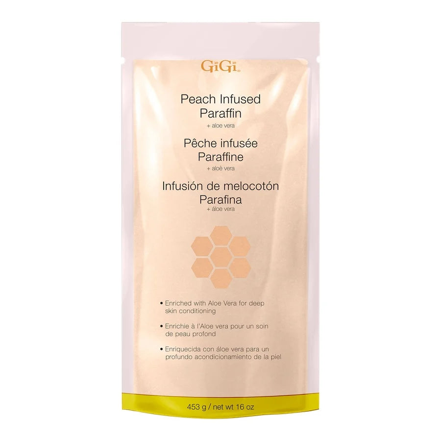 Gigi Peach Paraffin Wax 16oz.