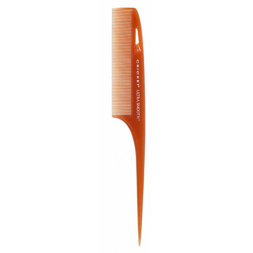 Cricket ultra smooth fine toothed rattail comb