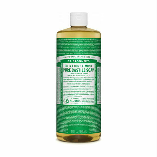 Dr. Bronner's 18-In-1 Almond Pure-Castile Liquid Soap