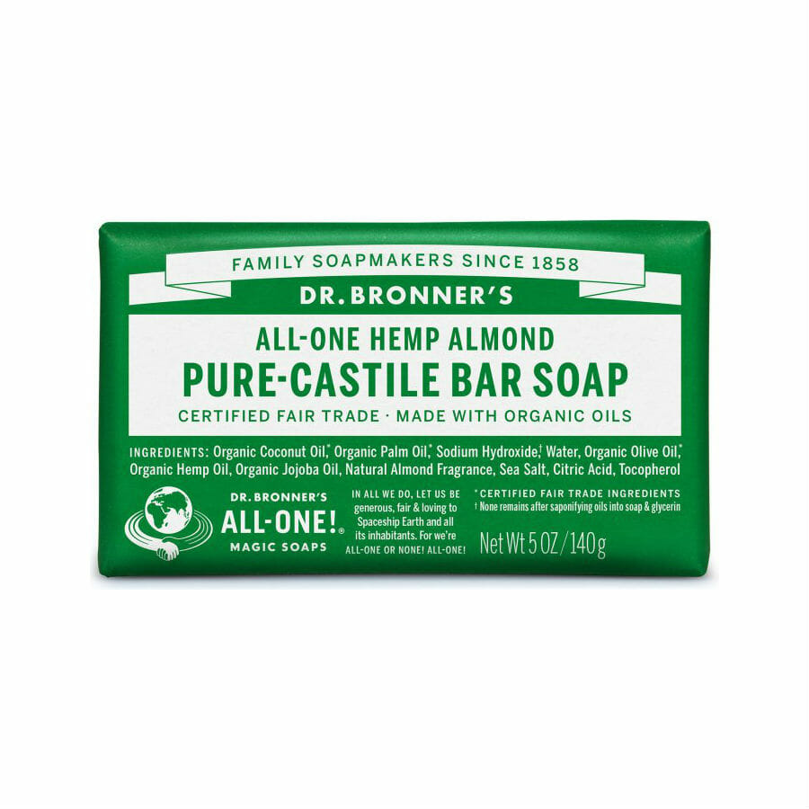 Dr. Bronner's All-One Almond Pure-Castile Bar Soap