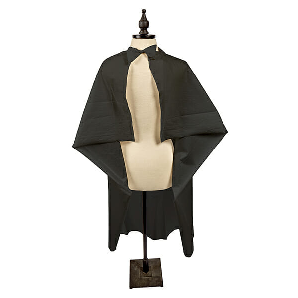 Graham Disposable Black Salon Cape, Case Of 50