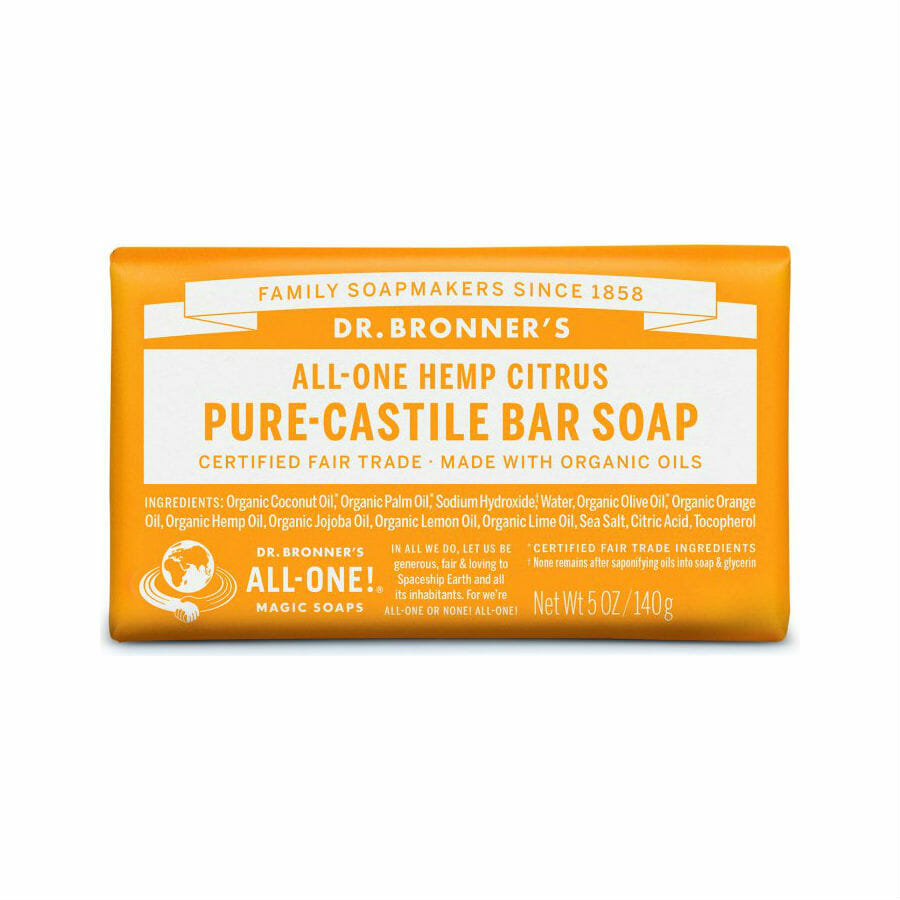 Dr. Bronner's All-One Citrus Pure-Castile Bar Soap
