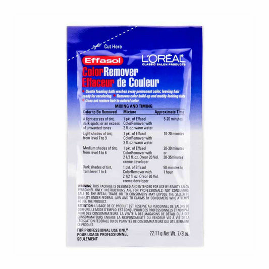 L'Oreal Effasol Color Remover 0.87oz.