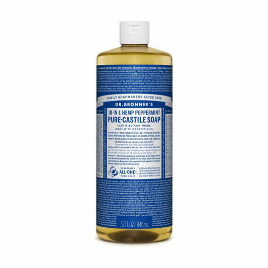 Dr. Bronner's 18-In-1 Peppermint Pure-Castile Liquid Soap