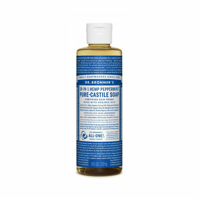 Dr. Bronner's 18-In-1 Peppermint Pure-Castile Liquid Soap