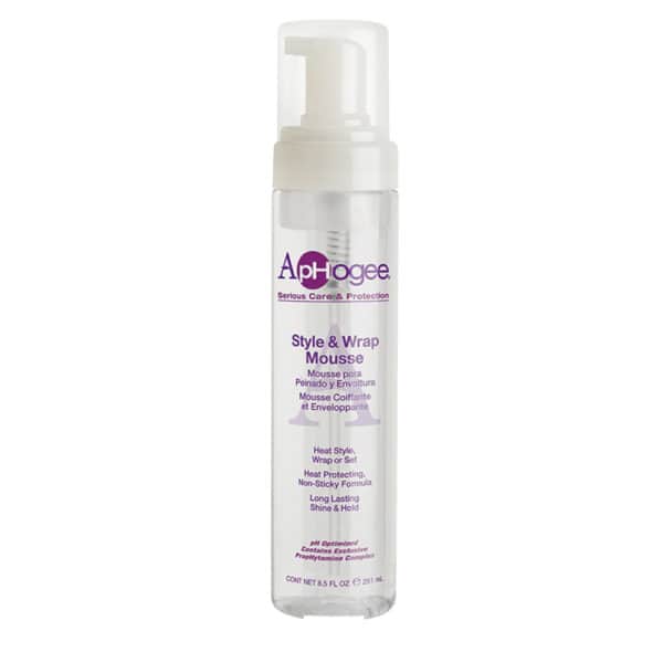 Aphogee Style & Wrap Mousse 8.5oz.