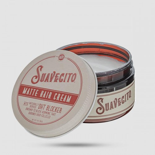 Suavecito Matte Hair Cream With DHT Blocker 4oz.
