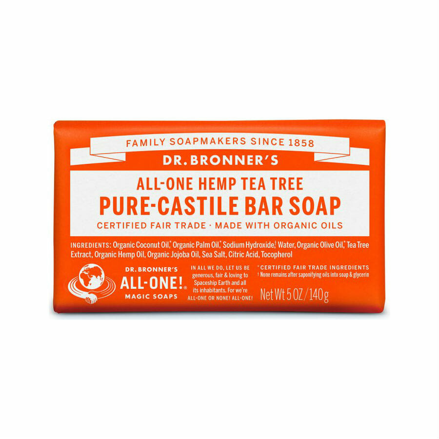 Dr. Bronner's All-One Tea Tree Pure-Castile Bar Soap