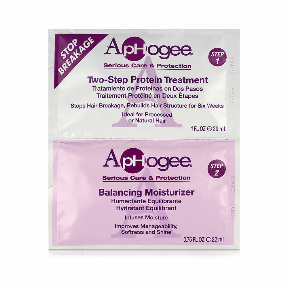 Aphogee Two-Step Treatment/Balancing Moisturizer Duo Packette