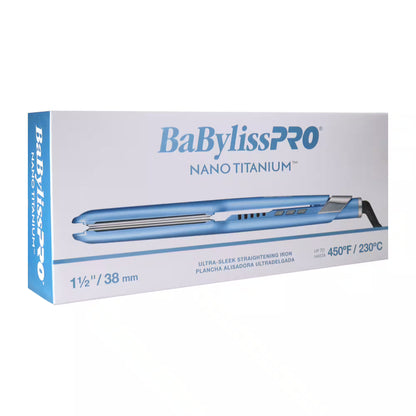 BaBylissPRO Nano Titanium Ultra-Sleek Flat Iron  1 1/2"