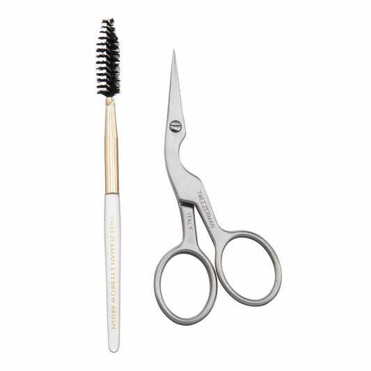 Brow Shaping Scissors and Brush