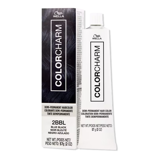 Wella Colorcharm Demi-Permanent Cream Hair Color 2BBL-Blue Black