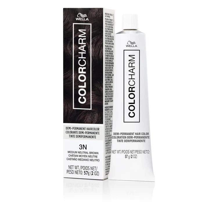 Wella Colorcharm Demi-Permanent Cream Hair Color 3N-Medium Neutral Brown