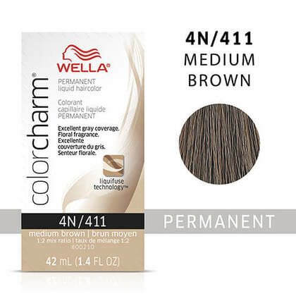 Color Charm Liquid 4N/411 Medium Brown
