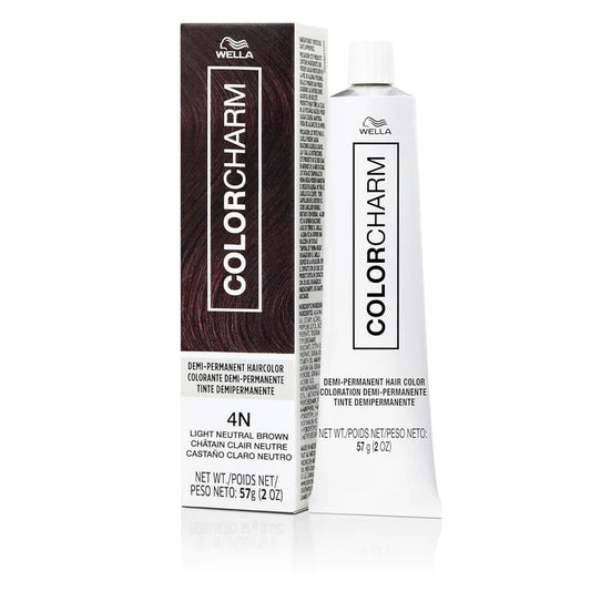 Wella Colorcharm Demi-Permanent Cream Hair Color 4N-Light Neutral Brown