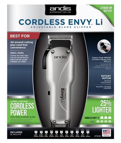 Cordless Envy Li Clipper