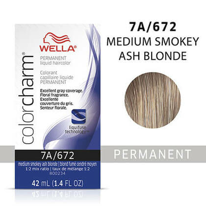 Color Wella Charm Liquid 7A/672 Medium Smokey Ash Blonde