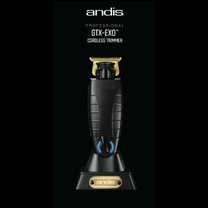 Andis GTX-EXO Cordless Lithium-Ion Trimmer 74100 Black & 24K Gold