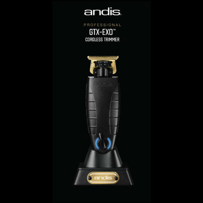 Andis GTX-EXO Cordless Lithium-Ion Trimmer 74100 Black & 24K Gold
