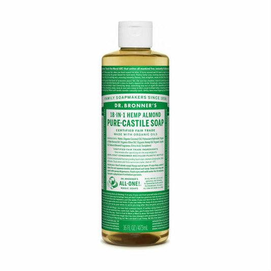 Dr. Bronner's 18-In-1 Almond Pure-Castile Liquid Soap