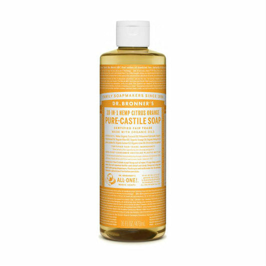 Dr. Bronner's 18-In-1 Citrus Pure-Castile Liquid Soap 16oz.