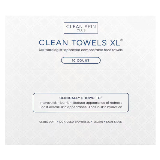 Clean Skin Club 10ct XL Towels