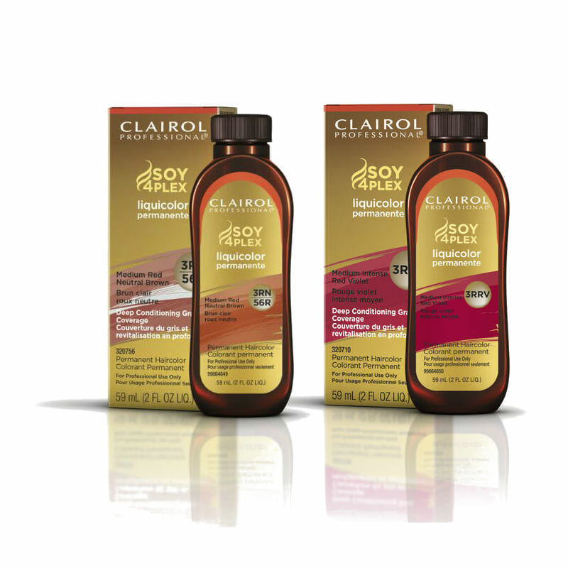 Clairol Soy4Plex Liquicolor Permanent Red Shades