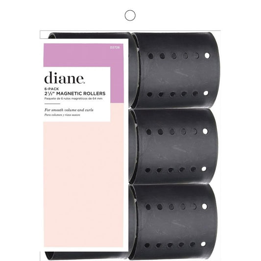 Diane #2726 Magnetic Rollers 2½'' 6pk.