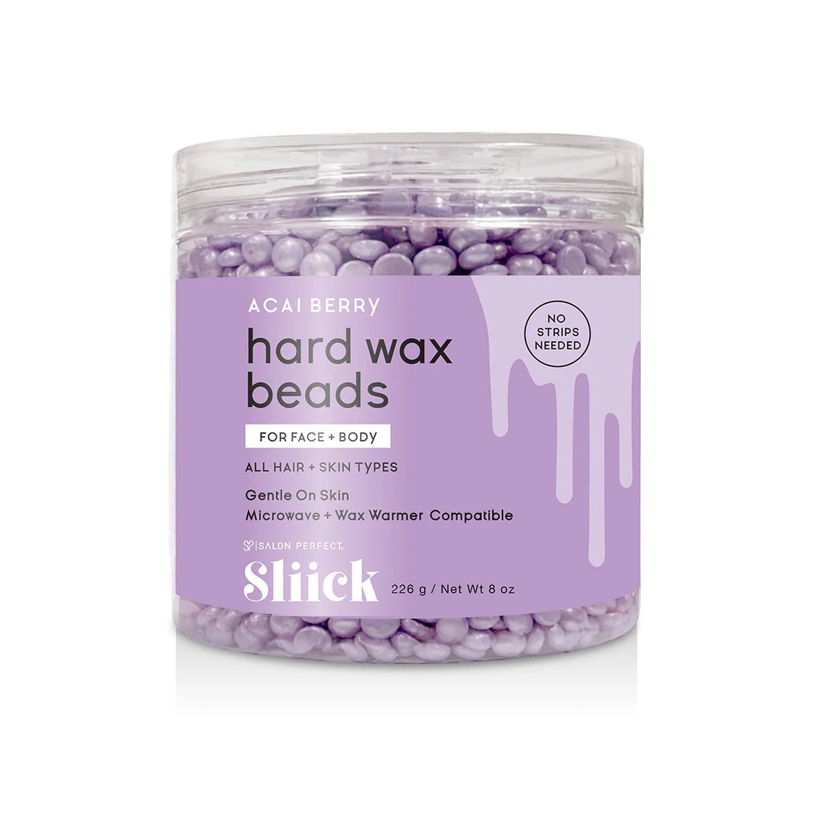 Sliick Acai Berry Hard Wax Beads 8oz