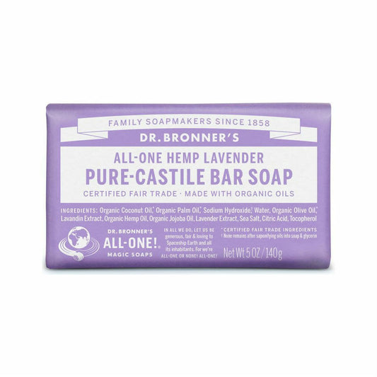 Dr. Bronner's All-One Lavender Pure-Castile Bar Soap