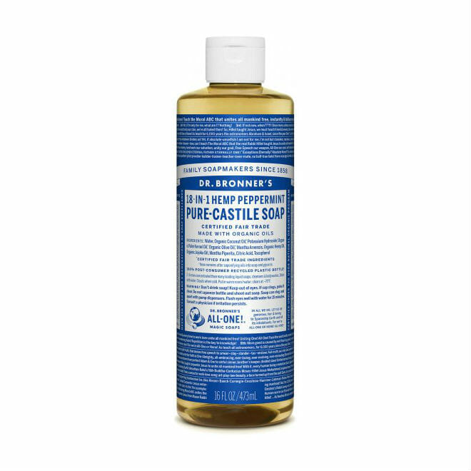 Dr. Bronner's 18-In-1 Peppermint Pure-Castile Liquid Soap