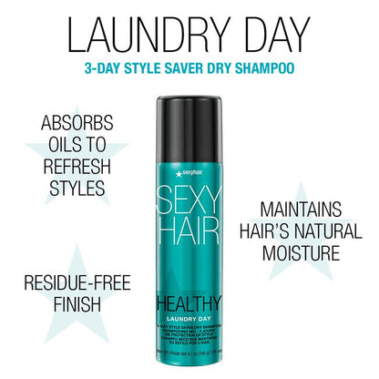 Sexy Hair Healthy Laundry Day Dry Shampoo 5.1oz