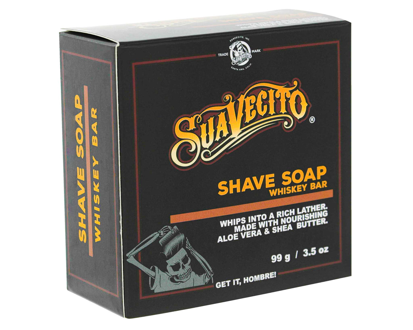 Suavecito Shave Soap Whiskey Bar 3.5oz