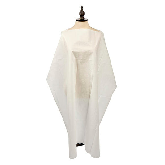 Graham Disposable White Salon Cape, Case of 50